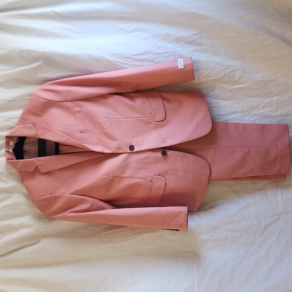 Calvin Klein Suit, Boys Size 12, Coral